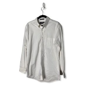 David Taylor white button down shirt